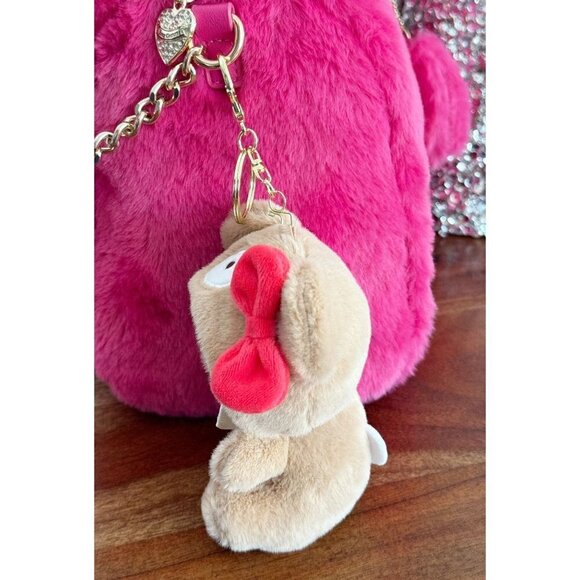 Hello Kitty Key Ring, Purse Accessory Accent Stuffed Teddy Bear Hello Kitty - Picture 4 of 7